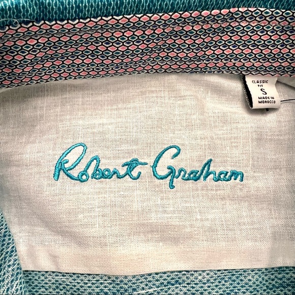 NWT ROBERT GRAHAM BRIXTON EMBROIDERED LONG SLEEVE CLASSIC SHIRT - Picture 9 of 11